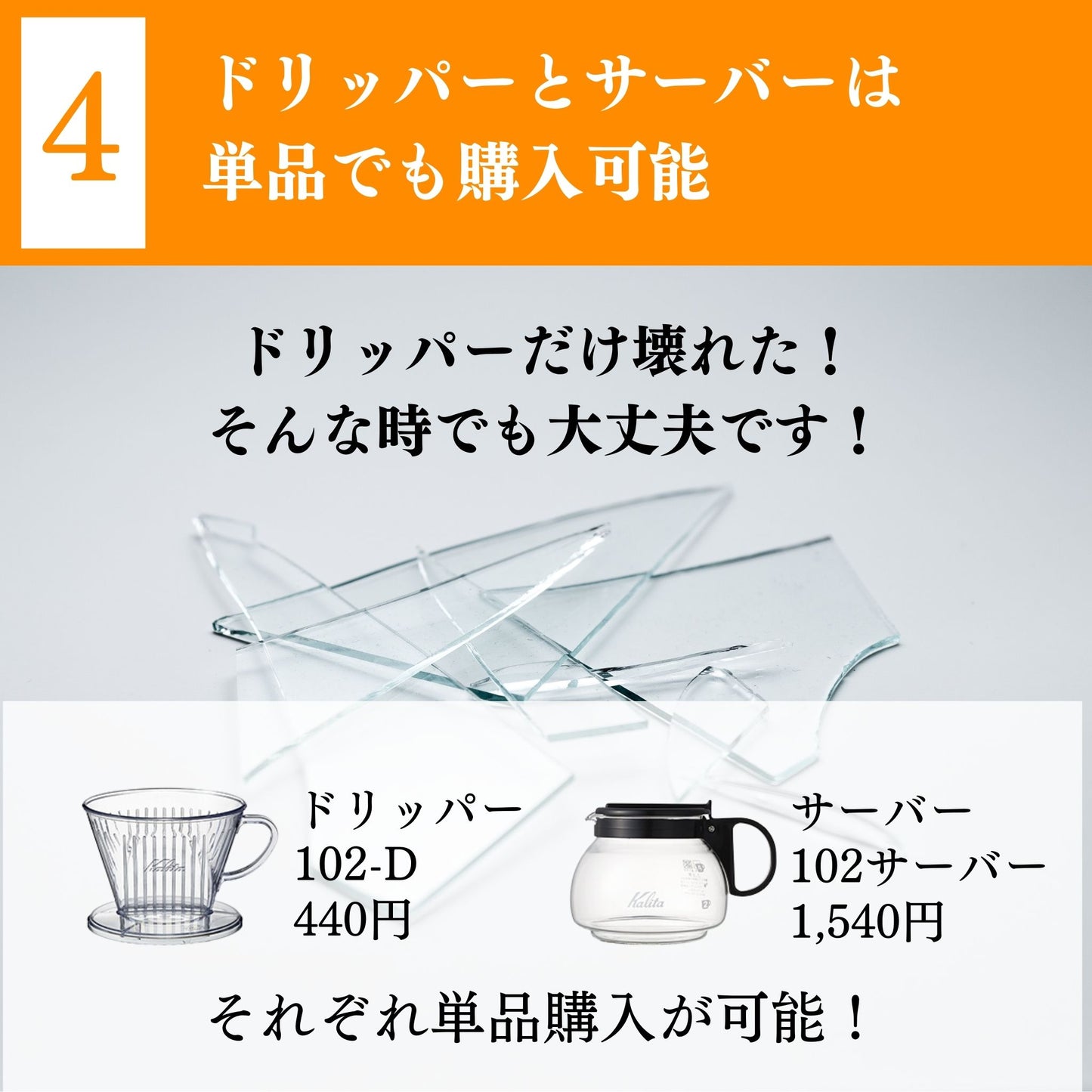 コーヒーメーカーセット|珈琲豆なし