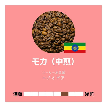 モカ（エチオピア）〔中煎〕