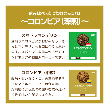 コロンビア〔深煎〕
