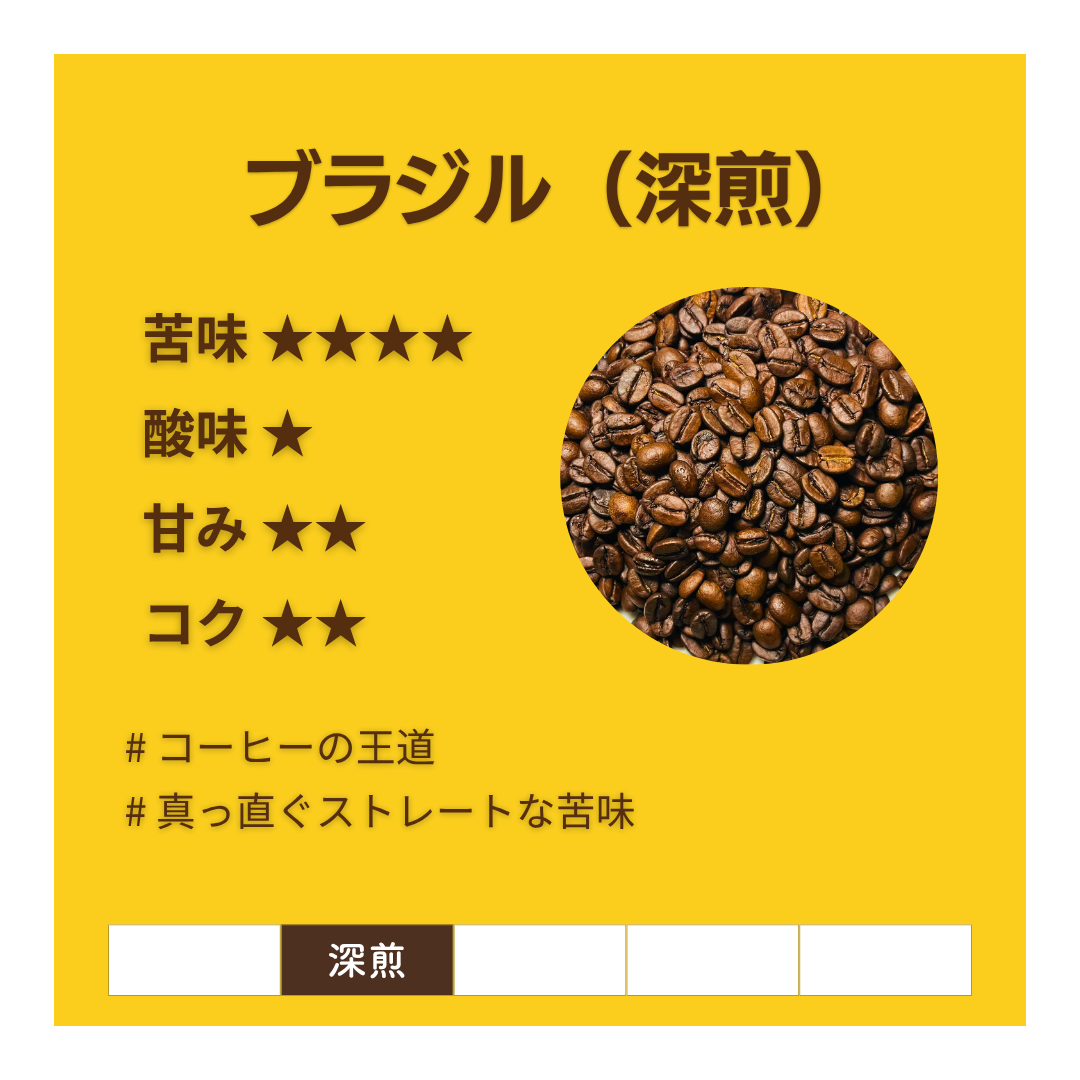 ブラジル〔深煎〕