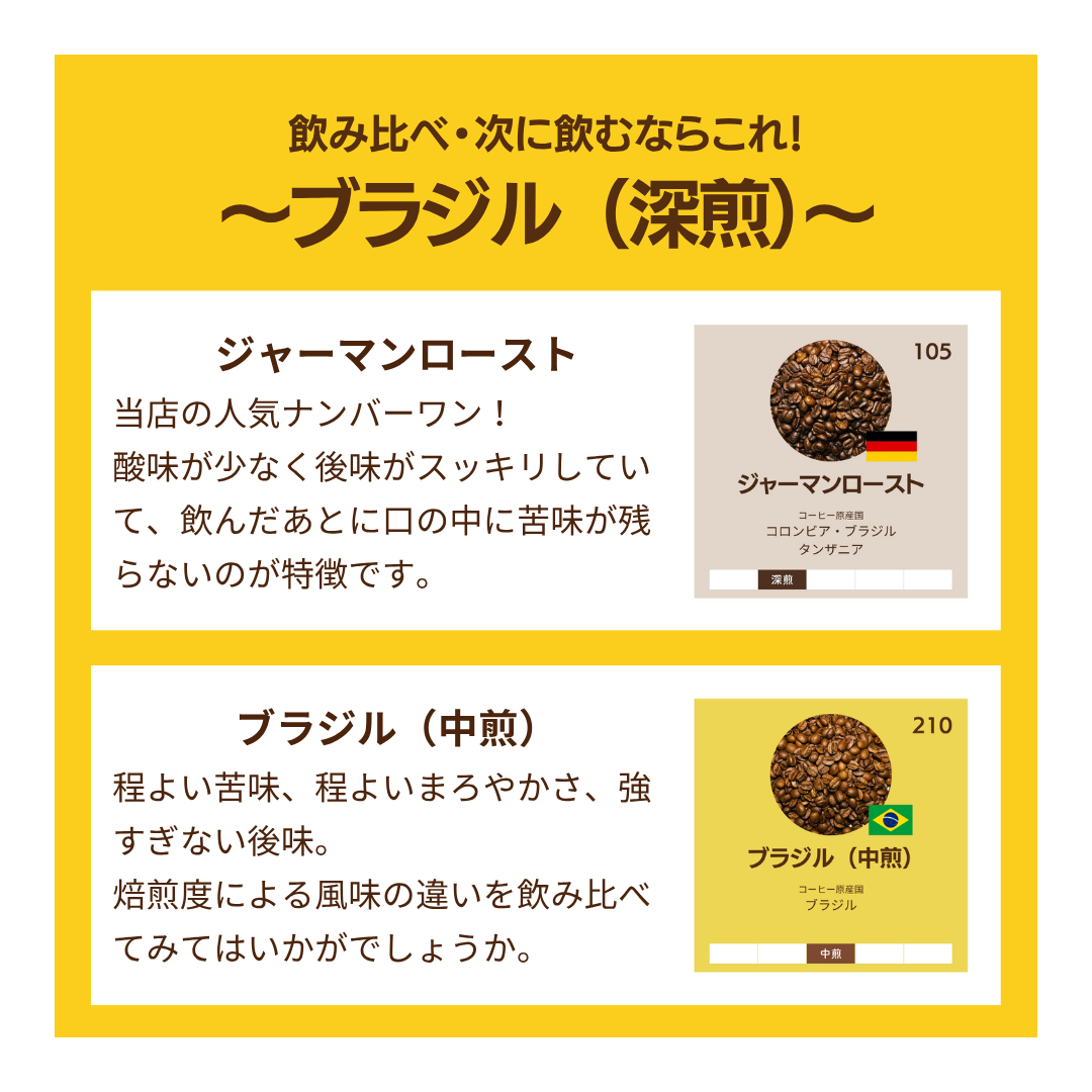 ブラジル〔深煎〕