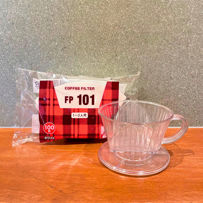 【ペーパーフィルター】カリタ FP101ロシ ホワイト （100枚）