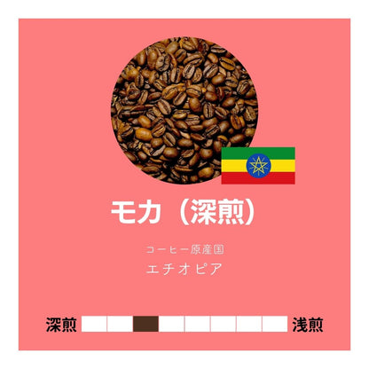 モカ（エチオピア）〔深煎〕