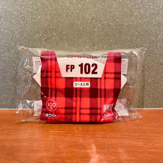 【ペーパーフィルター】カリタ FP102ロシ ホワイト （100枚）