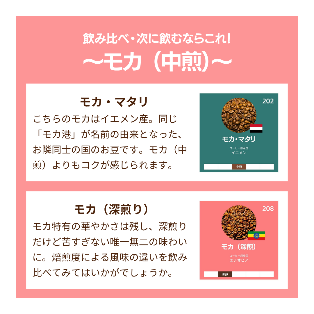 モカ（エチオピア）〔中煎〕