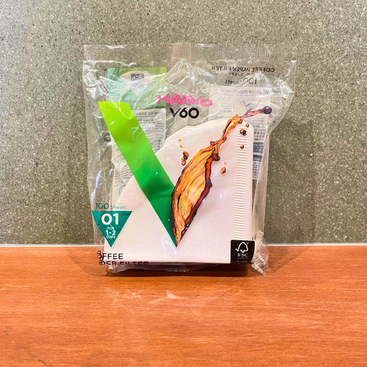 【ペーパーフィルター】HARIO V60 01（100枚）