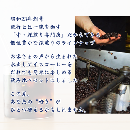 【送料無料】水出しアイスコーヒー5種飲み比べセット