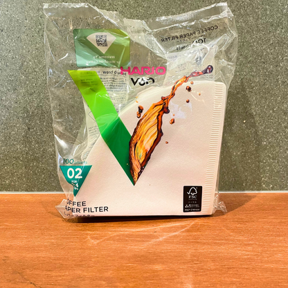 【ペーパーフィルター】HARIO V60 02（100枚）