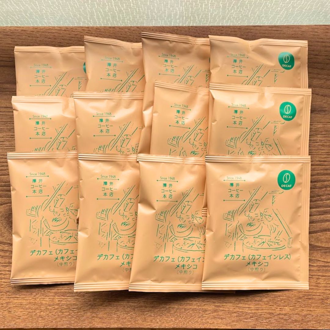 ドリップバッグ お得セット｜デカフェ（カフェインレス）メキシコ〔中煎り〕12個